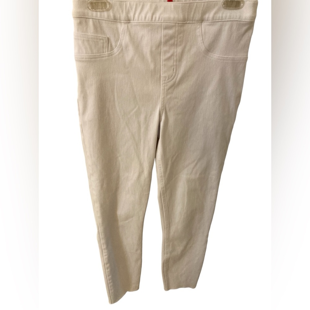 SPANX Jean-ish Ankle Legging / Jegging / Pull on Pant in White Medium